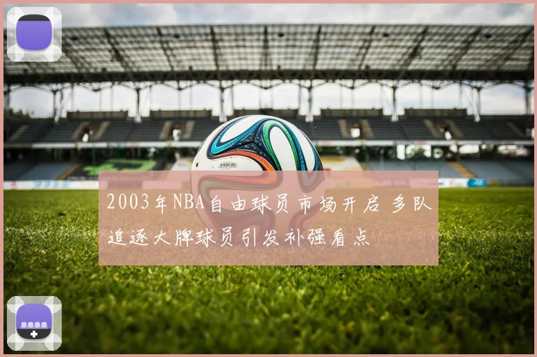 2003年NBA自由球员市场开启 多队追逐大牌球员引发补强看点